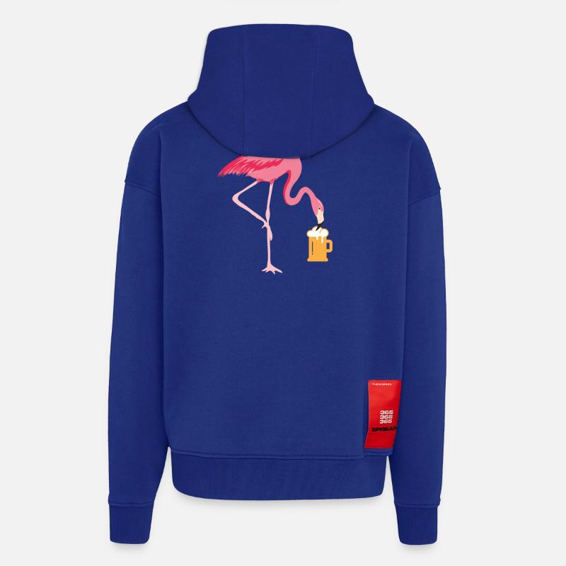 Flamingo Bier - Zip Hoodie - made by SPREAD - Iconic Blue