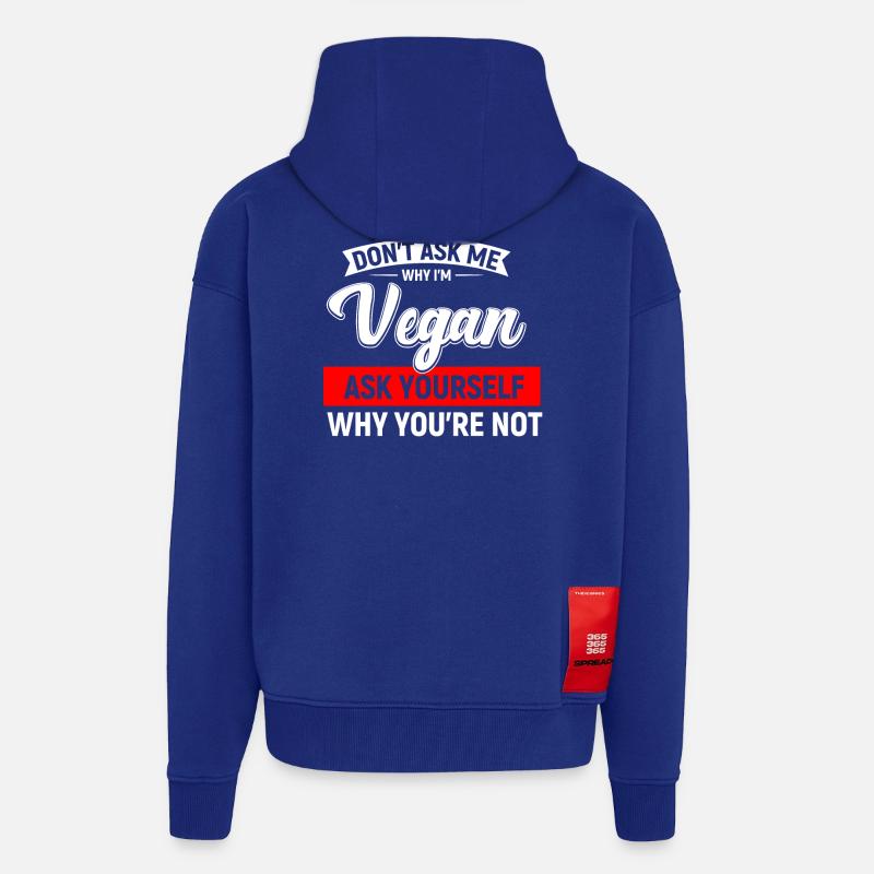 veganer - Zip Hoodie - made by SPREAD - Iconic Blue