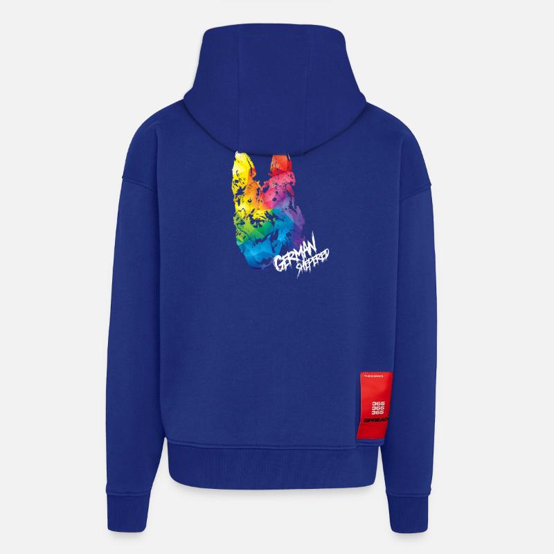 Deutscher Schäferhund - Zip Hoodie - made by SPREAD - Iconic Blue