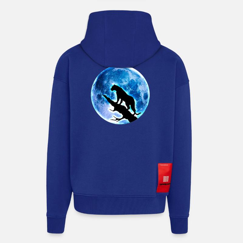 Vollmond - Zip Hoodie - made by SPREAD - Iconic Blue