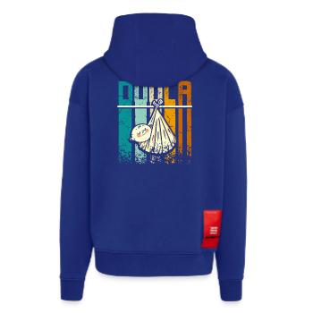 Retro Vintage Doula - Zip Hoodie - made by SPREAD - Iconic Blue - Hinten