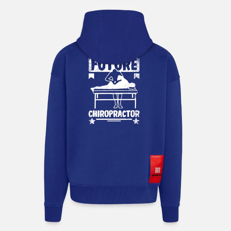 Future Chiropractor - Zip Hoodie - made by SPREAD - Iconic Blue