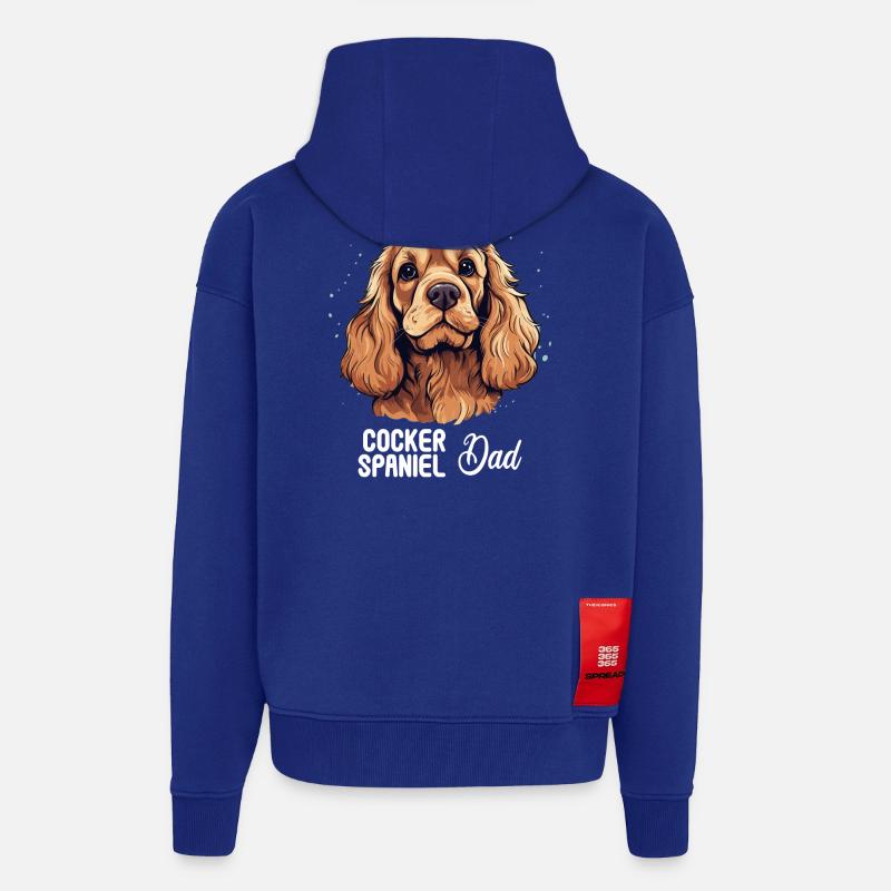 Hund Cocker Spaniel - Zip Hoodie - made by SPREAD - Iconic Blue