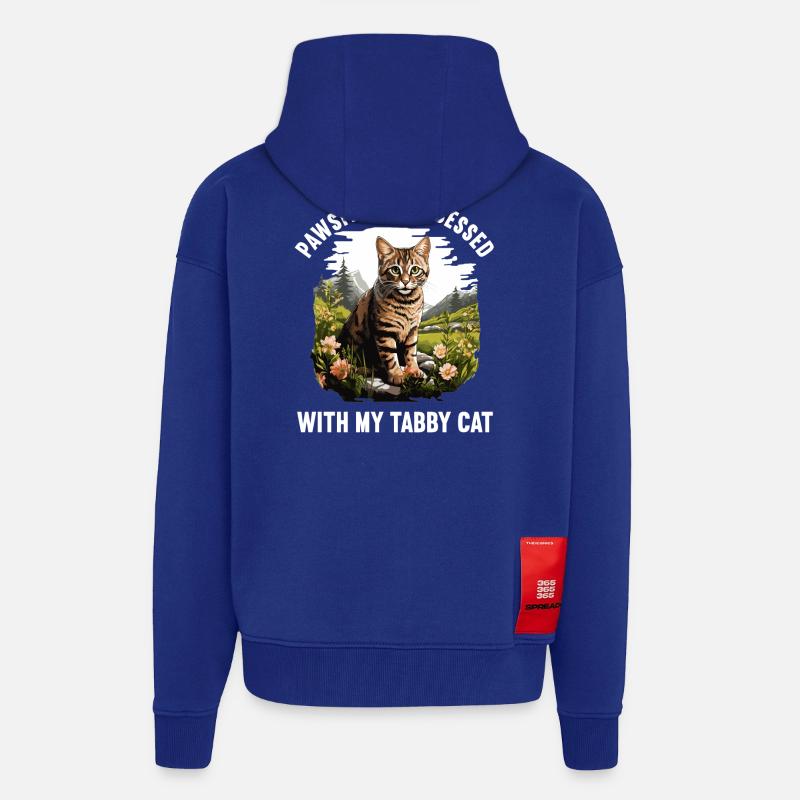 Tabby Kätzchen Tabby Katze - Zip Hoodie - made by SPREAD - Iconic Blue