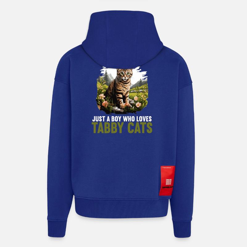 Tabby Kätzchen Tabby Katze - Zip Hoodie - made by SPREAD - Iconic Blue