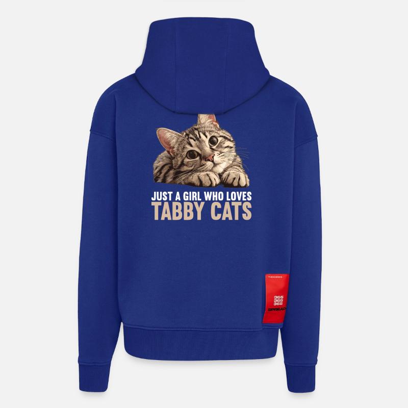 Tabby Kätzchen Tabby Katze - Zip Hoodie - made by SPREAD - Iconic Blue