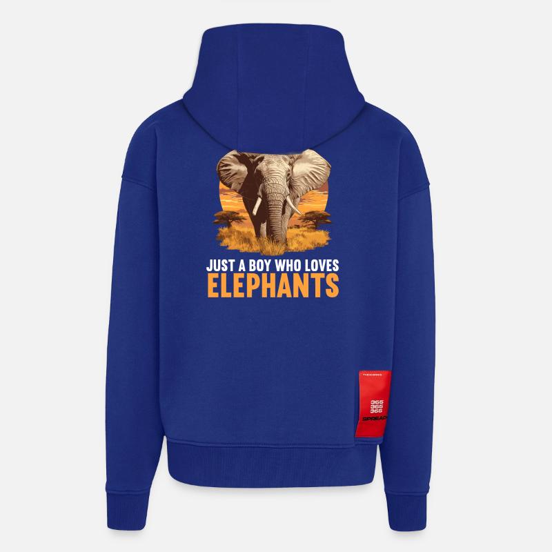 Elefanten Elefant - Zip Hoodie - made by SPREAD - Iconic Blue