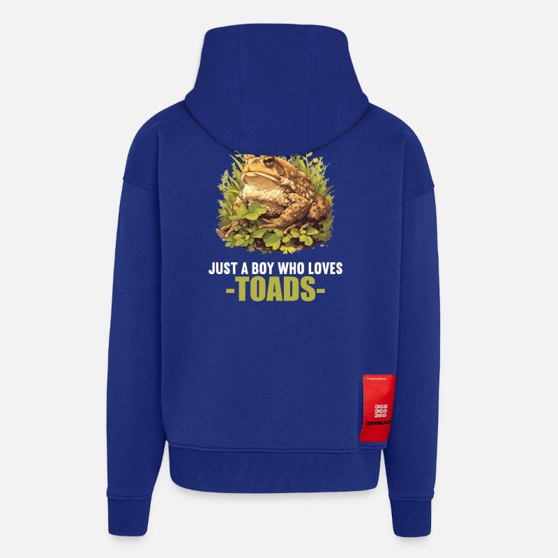 Toad Kröten Kröte - Zip Hoodie - made by SPREAD - Iconic Blue