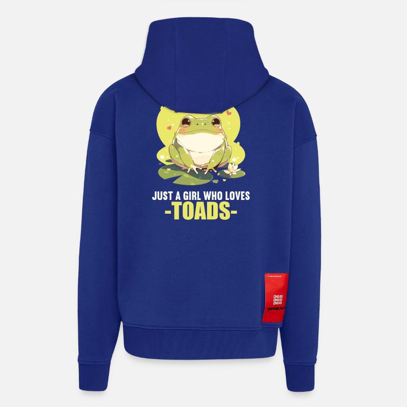 Toad Kröten Kröte - Zip Hoodie - made by SPREAD - Iconic Blue