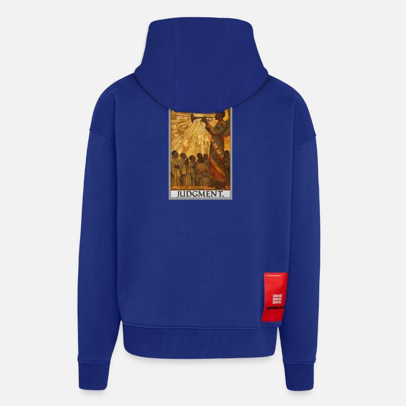 Tarotkarten Tarotkarte 20 Judgment Gericht - Zip Hoodie - made by SPREAD - Iconic Blue