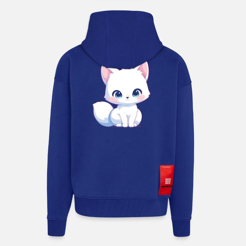 Arctic Fox Polarfüchse Polarfuchs - Zip Hoodie - made by SPREAD - Iconic Blue