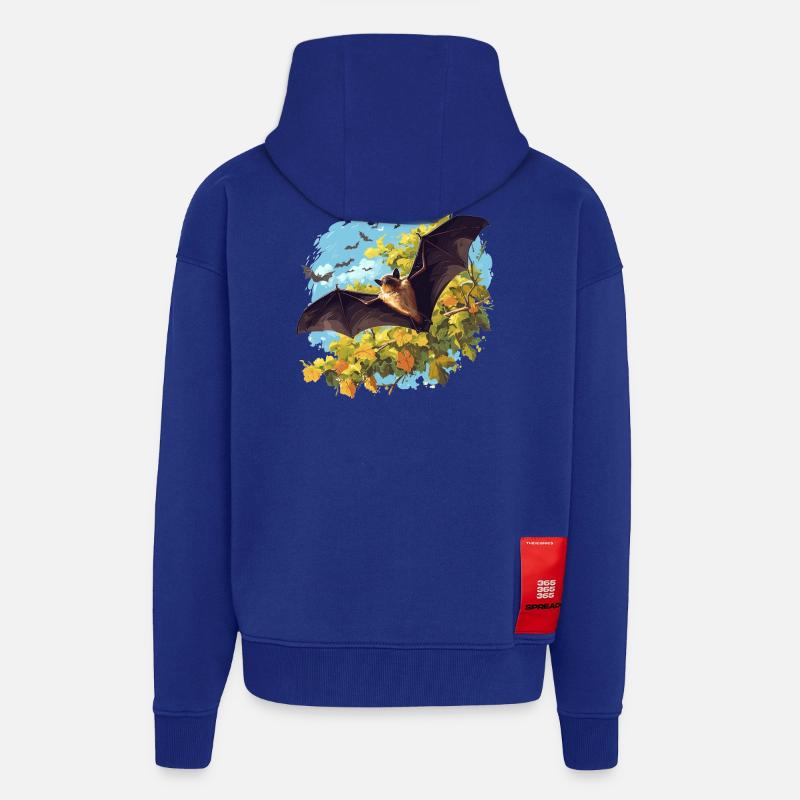Bat Bats Bat - Zip Hoodie - made by SPREAD - Iconic Blue