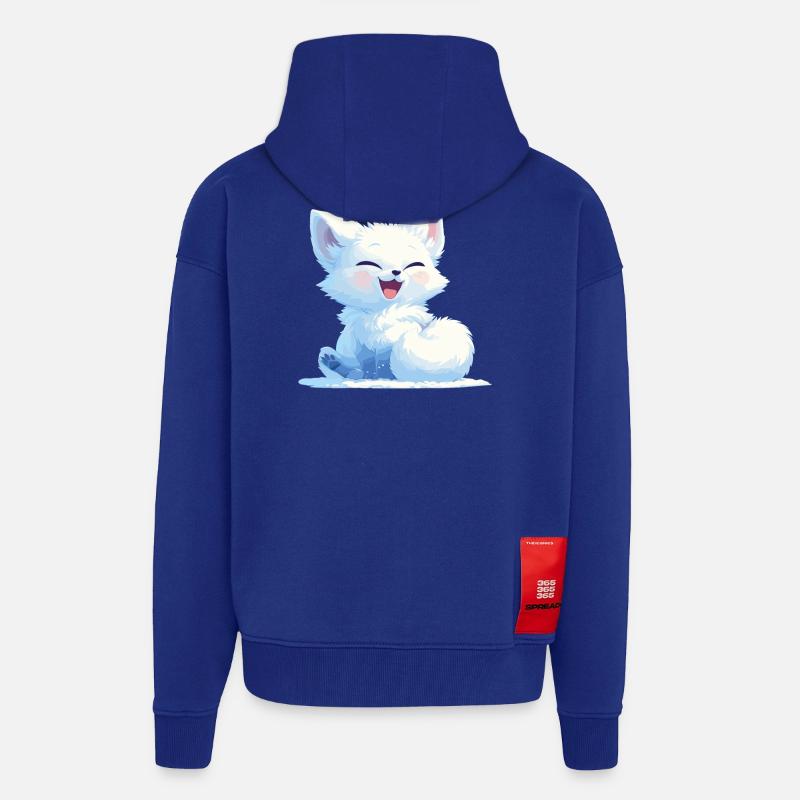 Arctic Fox Polarfüchse Polarfuchs - Zip Hoodie - made by SPREAD - Iconic Blue