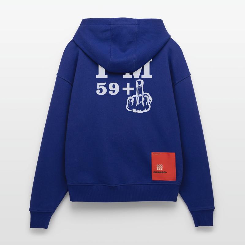 Geschenk Geburtstag Im 59 plus 1 Zip Hoodie - made by SPREAD
