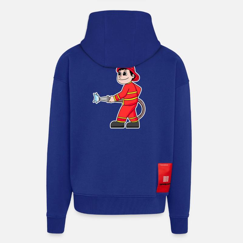 Feuerwehrmann - Zip Hoodie - made by SPREAD - Iconic Blue
