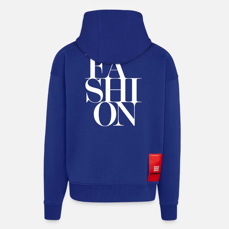 FASHION design - Zip Hoodie - made by SPREAD - Iconic Blue
