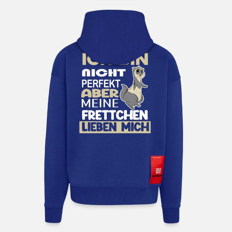 Frettchen - Zip Hoodie - made by SPREAD - Iconic Blue