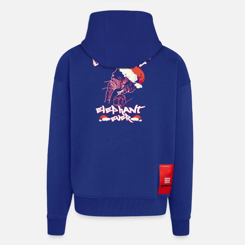 worst ever elefant geschenk zitat - Zip Hoodie - made by SPREAD - Iconic Blue