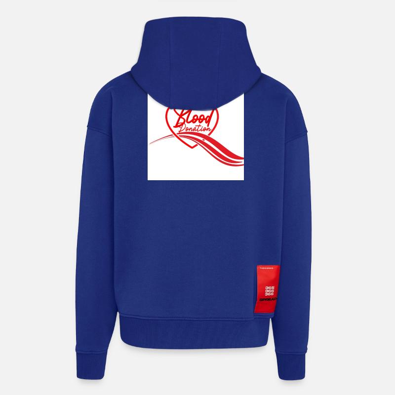 Herz-Logo der Blutspende - Zip Hoodie - made by SPREAD - Iconic Blue