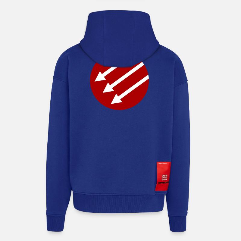 Iron Front / Eiserne Front / Järnfronten - Zip Hoodie - made by SPREAD - Iconic Blue