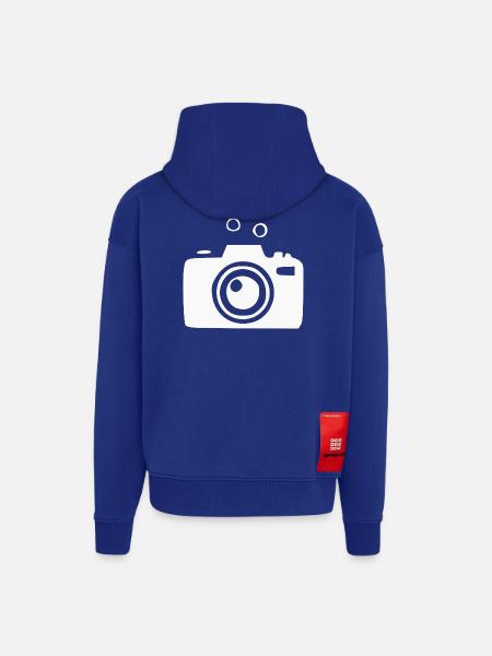 Underwater Camera Camera Diver Diving Gift - Zip Hoodie - made by SPREAD - Iconic Blue