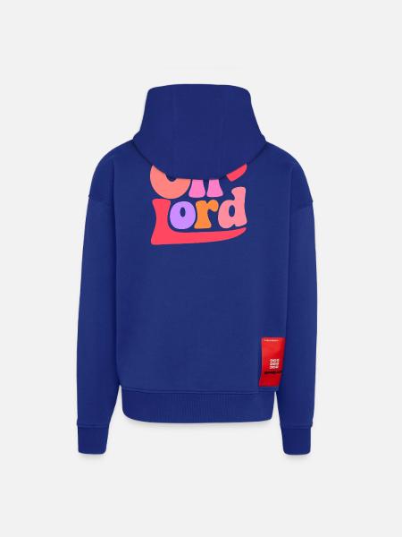 Seigneur - Veste à capuche bio épaisse oversize fabriqué en UE - Iconic Blue