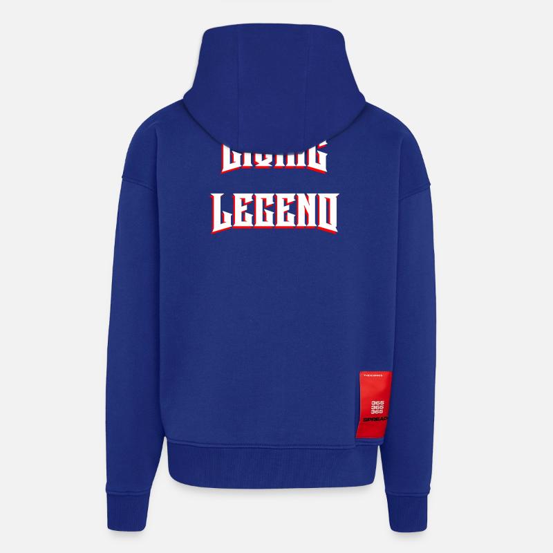 Living Legend - Zip Hoodie - made by SPREAD - Iconic Blue
