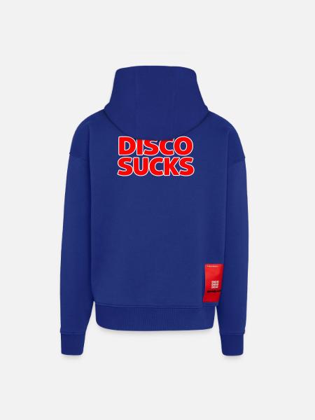 Disco Sucks - Zip Hoodie - made by SPREAD - Iconic Blue