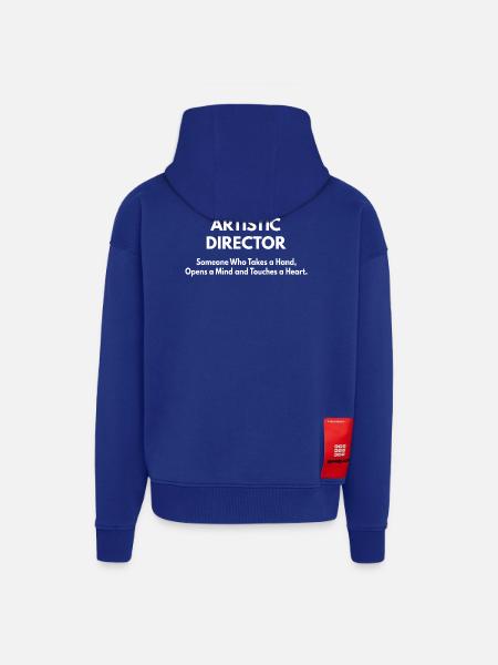 Artistic director - Zip Hoodie - made by SPREAD - Iconic Blue