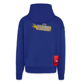 Umarme den Apex, nicht die Realität - Zip Hoodie - made by SPREAD - Iconic Blue - Hinten