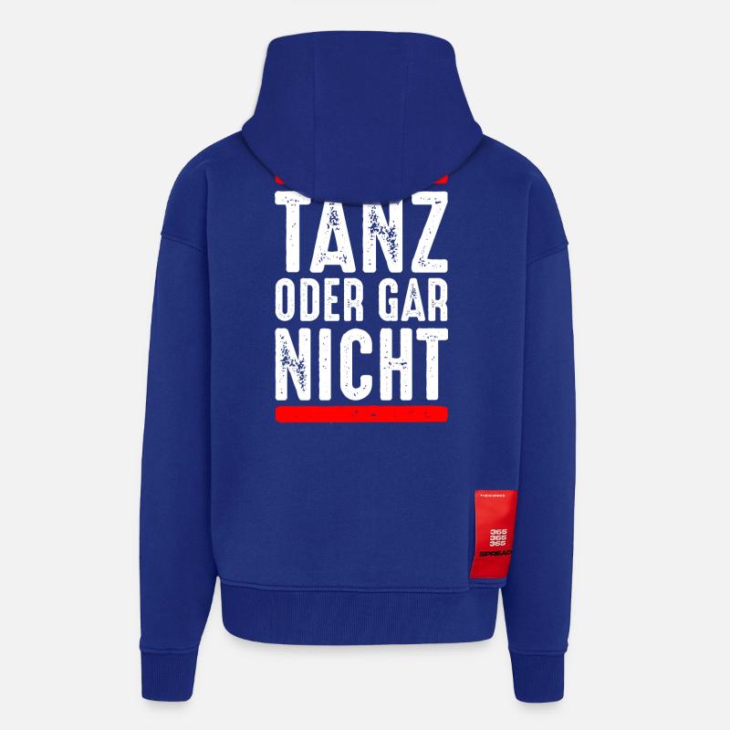 Tanz oder gar nicht - Zip Hoodie - made by SPREAD - Iconic Blue