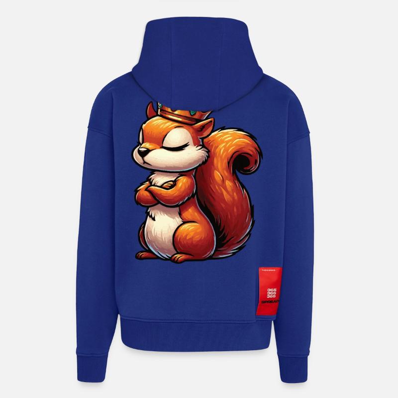 Eichhörnchen Eichhorn Eichhörnchenliebhaber Nager - Zip Hoodie - made by SPREAD - Iconic Blue