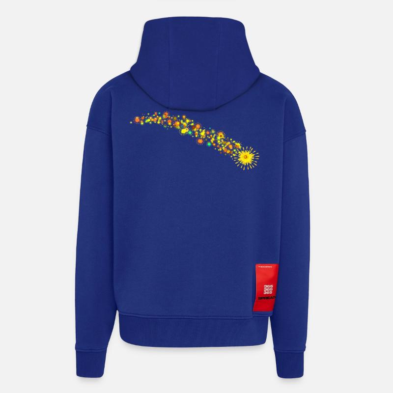 Sternschnuppe extrem - Zip Hoodie - made by SPREAD - Iconic Blue