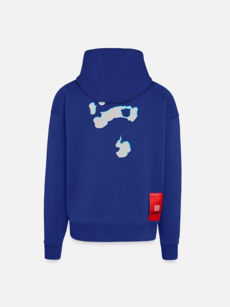 Eisbär 8 - Zip Hoodie - made by SPREAD - Iconic Blue