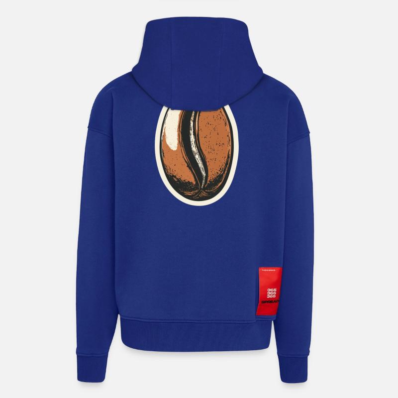 Kaffee - Zip Hoodie - made by SPREAD - Iconic Blue