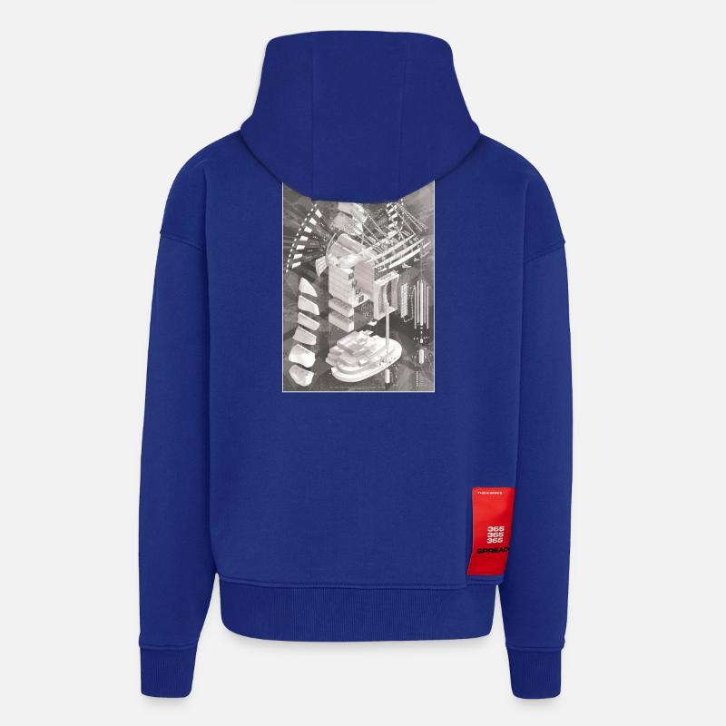 Basans Gateway - Zip Hoodie - made by SPREAD - Iconic Blue