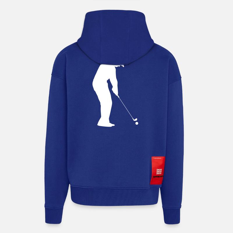 Golf Golfer Golfspieler Golfplatz - Zip Hoodie - made by SPREAD - Iconic Blue