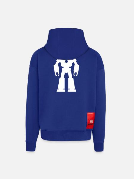 Robots – AI Technology Sci-Fi Nerd Design - Zip Hoodie - made by SPREAD - Iconic Blue