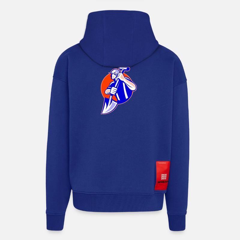 Arbeiter - Zip Hoodie - made by SPREAD - Iconic Blue
