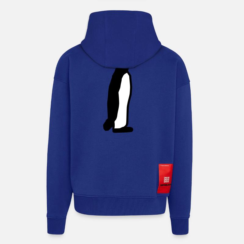 Pinguin Geschenk Geschenkidee - Zip Hoodie - made by SPREAD - Iconic Blue