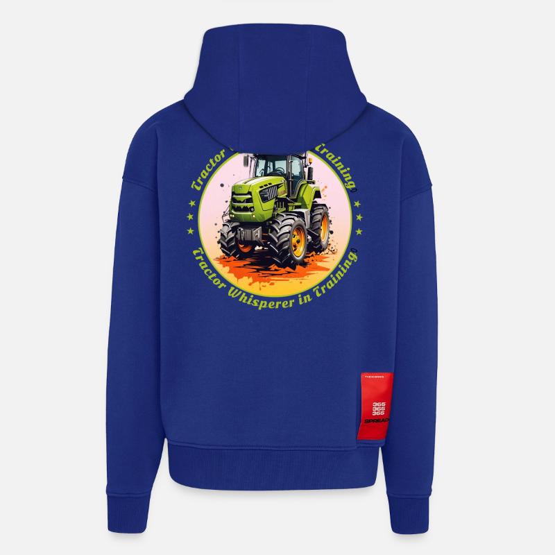 Traktorflüsterer in der Ausbildung - Zip Hoodie - made by SPREAD - Iconic Blue