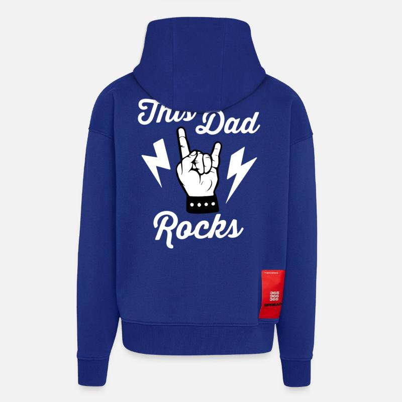 This Dad Rocks - Zip Hoodie - made by SPREAD - Iconic Blue