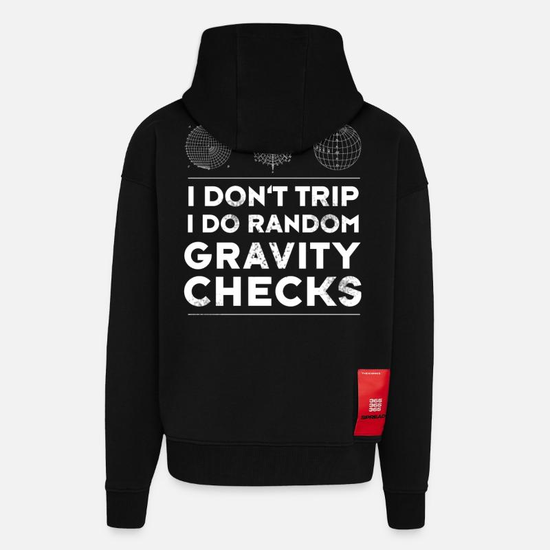 nerd physiker mathematik experiment sci-fi spruch - Zip Hoodie - made by SPREAD - SOLID BLACK