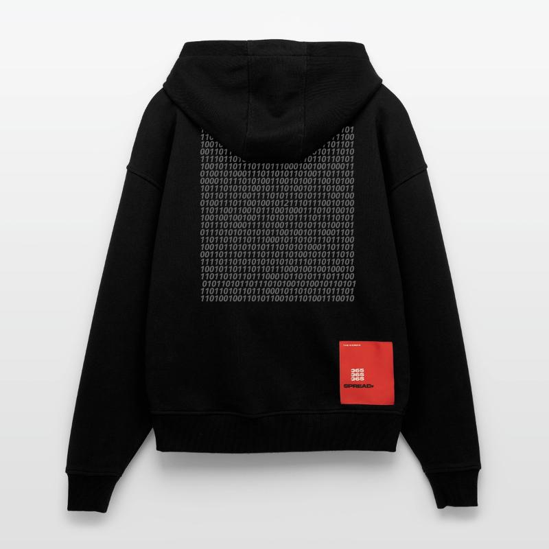Binary code logo Zip Hoodie - made by SPREAD