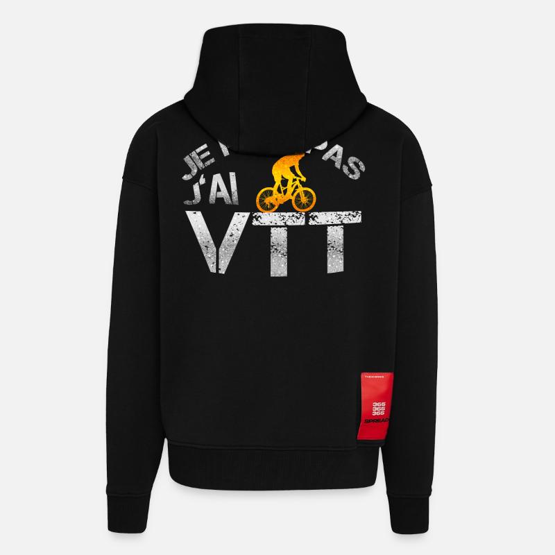 vtt - Zip Hoodie - made by SPREAD - SOLID BLACK