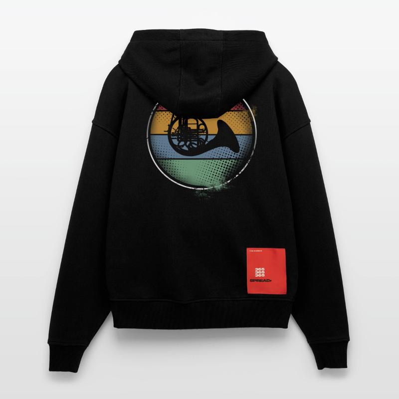 Bugle Zip Hoodie - made by SPREAD