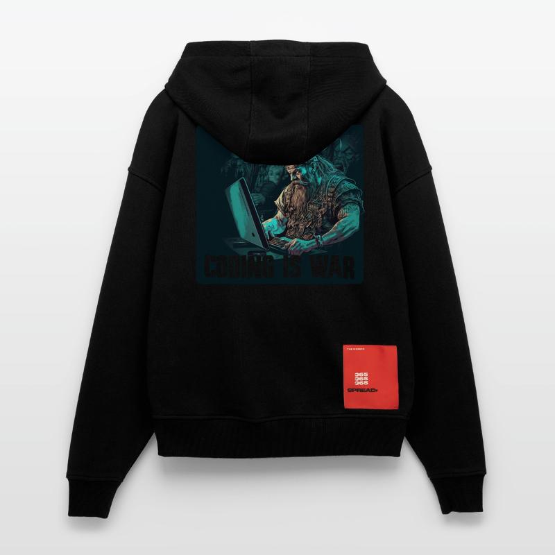 Programmation Vikings Veste à capuche bio épaisse oversize fabriqué en UE