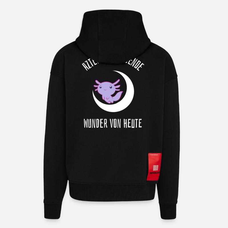 Die Wunder von Heute - Zip Hoodie - made by SPREAD - SOLID BLACK