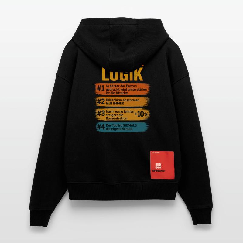 Gamer Logik Computer PC Controller Zocker Zip Hoodie - made by SPREAD