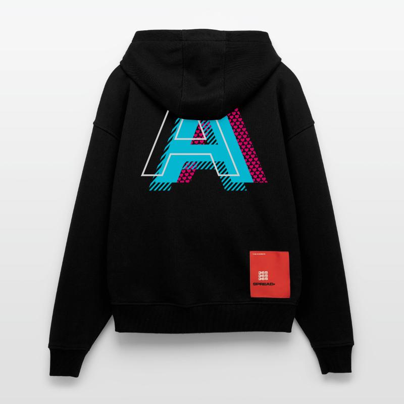 Anfangsbuchstabe A Zip Hoodie - made by SPREAD